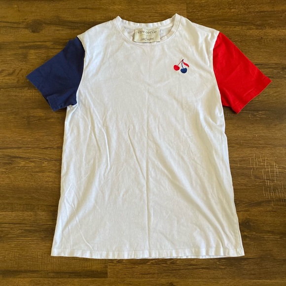 Etre Cecile Tops - Etre Cecile Lane Crawford Cherry Shirt